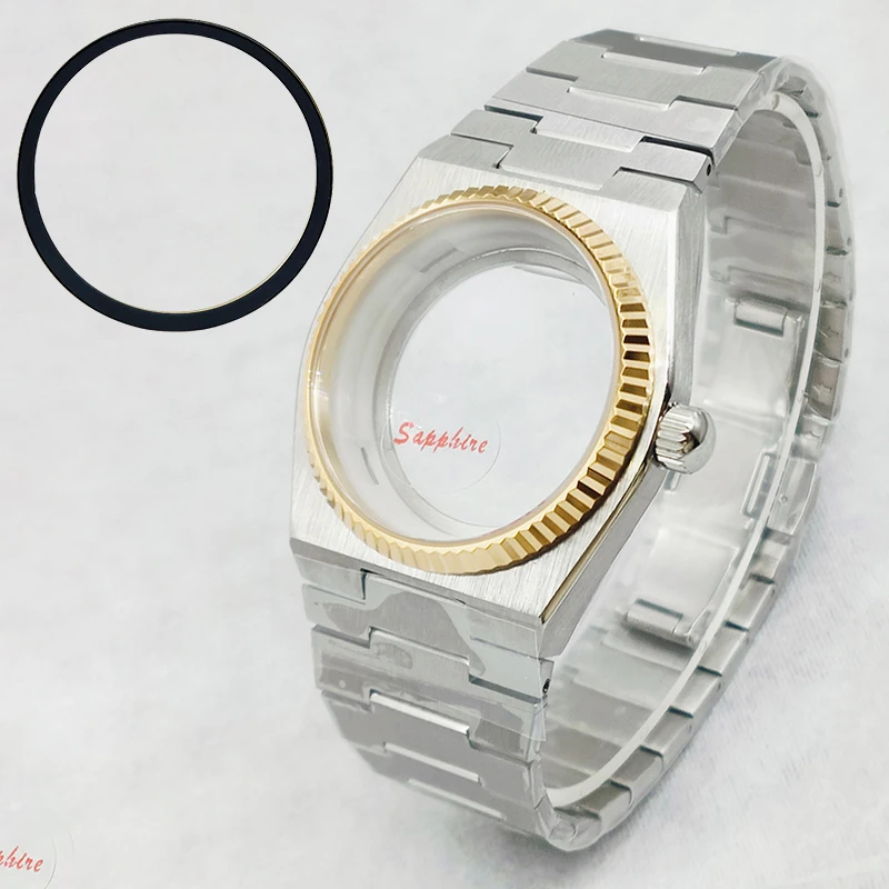 PRX Super Player 40 мм серебряный ремешок + сапфировое стекло подходит для NH35 NH36 4R35 4R36 7S комплект корпуса часов с механизмом Переоборудование Замена