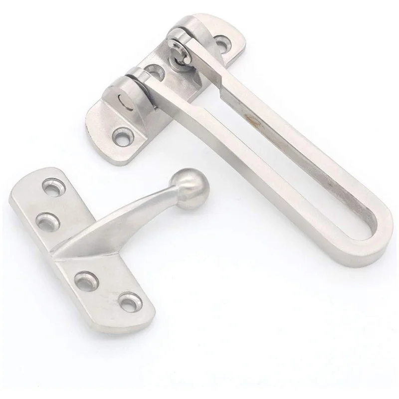 

SOFT-304 Противоугонная пряжка, дверная фурнитура, противоугонная цепь для отеля, защитная пряжка для дверей из нержавеющей стали