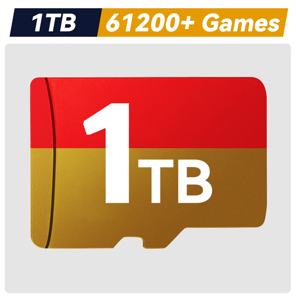 1TB Game TF-kaart voor Steam Deck/Wins Handheld Nieuwste Batocera 39 OS Retro Game Console met 61200 Games voor PS3/PS2/PS1/PSP/MAME