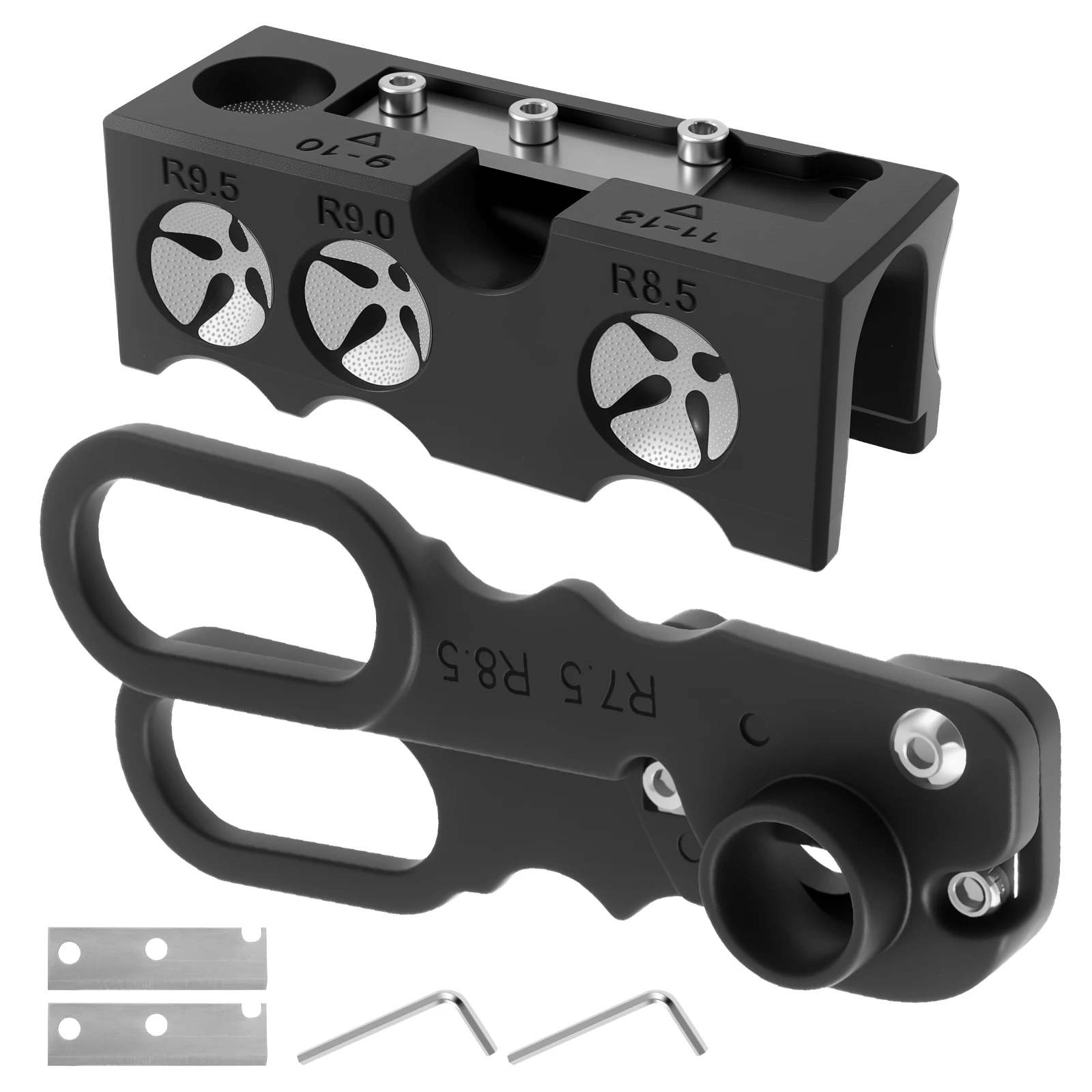 11 In 1 Billiard Cue Head Shaper Multi-function Billiard Grinder Snooker Pool Cue Tip Cutting Repair Tool Billiard Accessories
