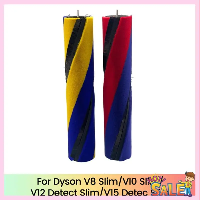 أسطوانة فرشاة ناعمة A88X لـ Dyson V8 Slim/Vl0 Slim/V12 Detect Slim/V15 Detec مرفق فراغ نحيف