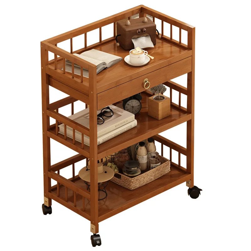 coffee table,Portable mahjong table, tea water rack, wheeled card room special mahjong machine, small side table, storage rack