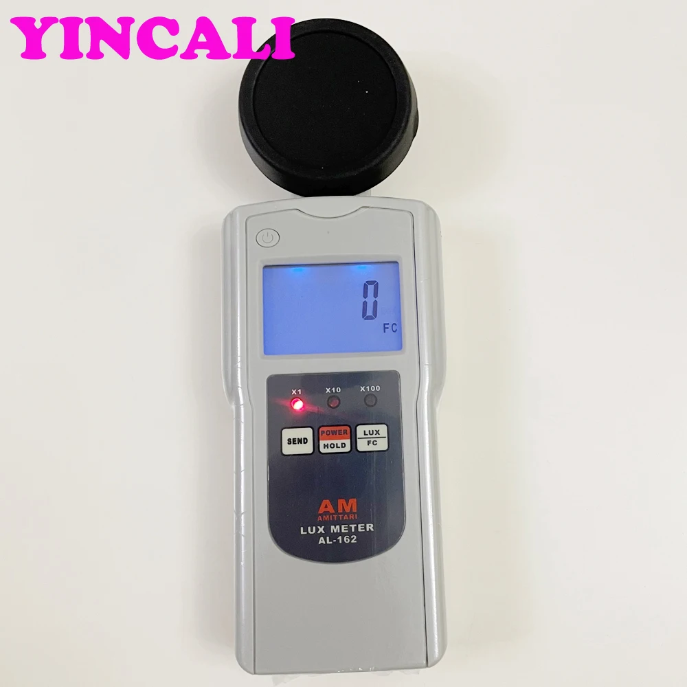 Lux Meter AL-162 Illuminometer Brightness Tester Photometer 0~50,000 Lux Testing Machine Light Meter