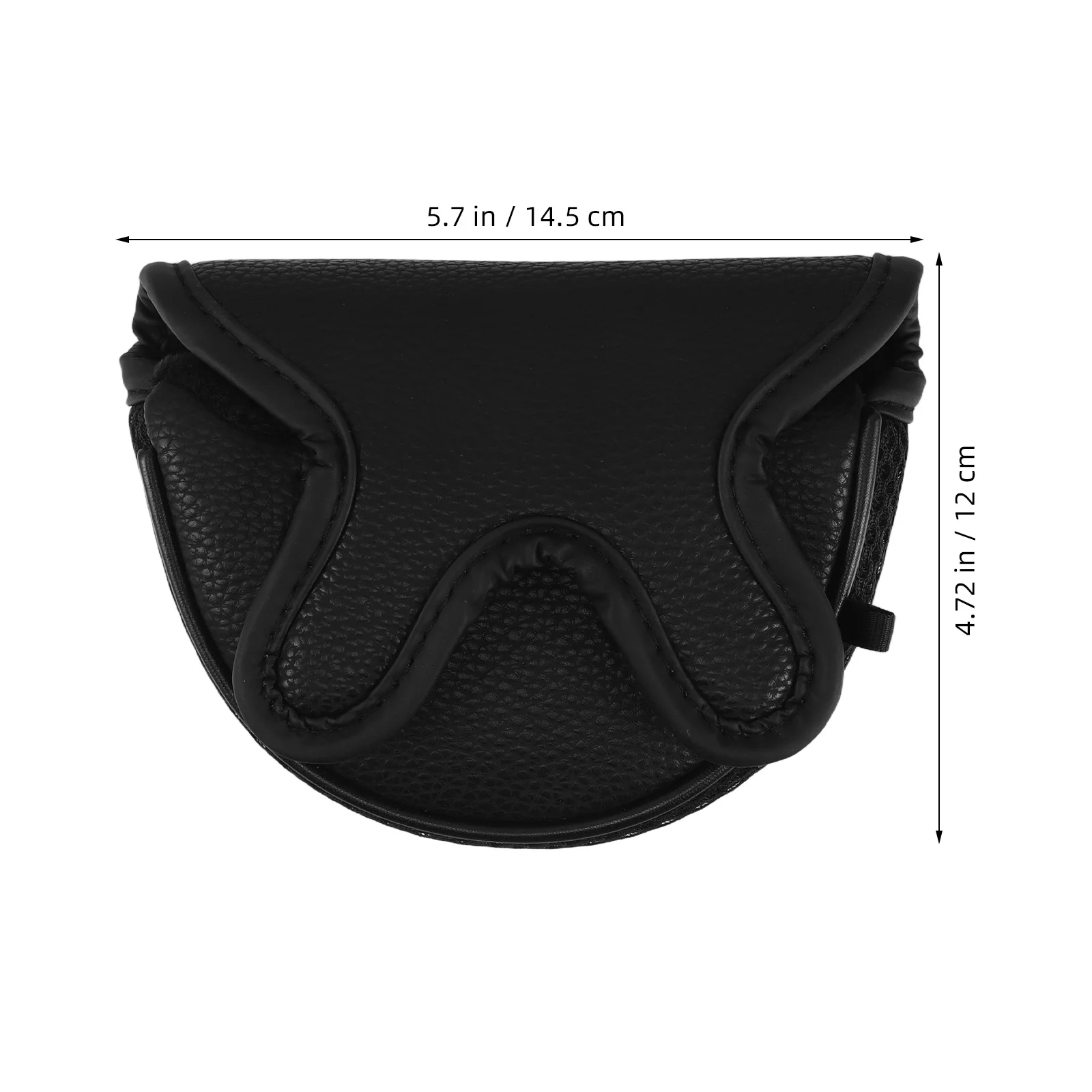 ชุดคลุมไม้กอล์ฟปลอม สำหรับไม้กอล์ฟวู้ด ไดรเวอร์ เหล็ก พัตเตอร์ อุปกรณ์ป้องกันไม้กอล์ฟ สีดำ ปลอกคลุมไม้กอล์ฟ