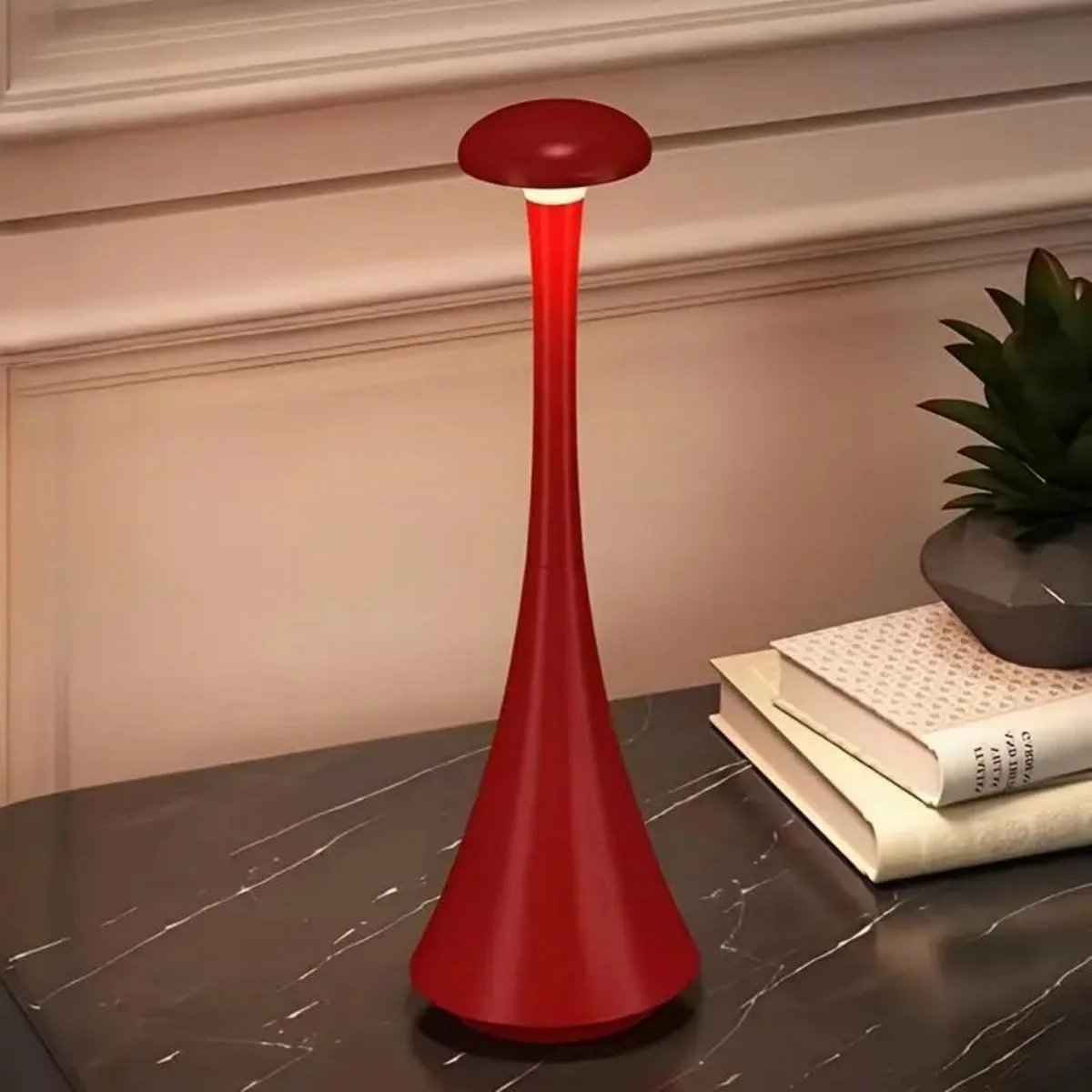 

1PC small waist touch desk light, room LED light, rechargeable desk lamp, home decoration night light, USB charging