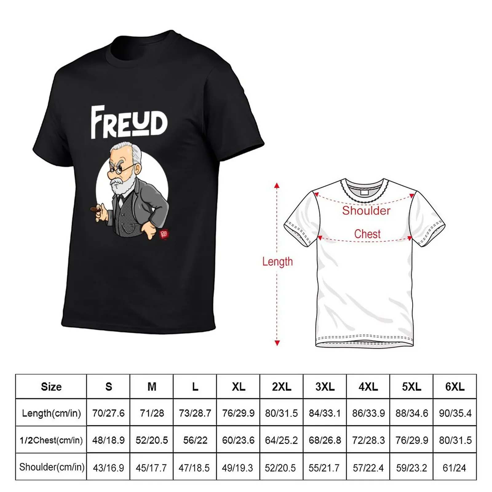 Freud T-Shirt plain summer clothes mens clothing