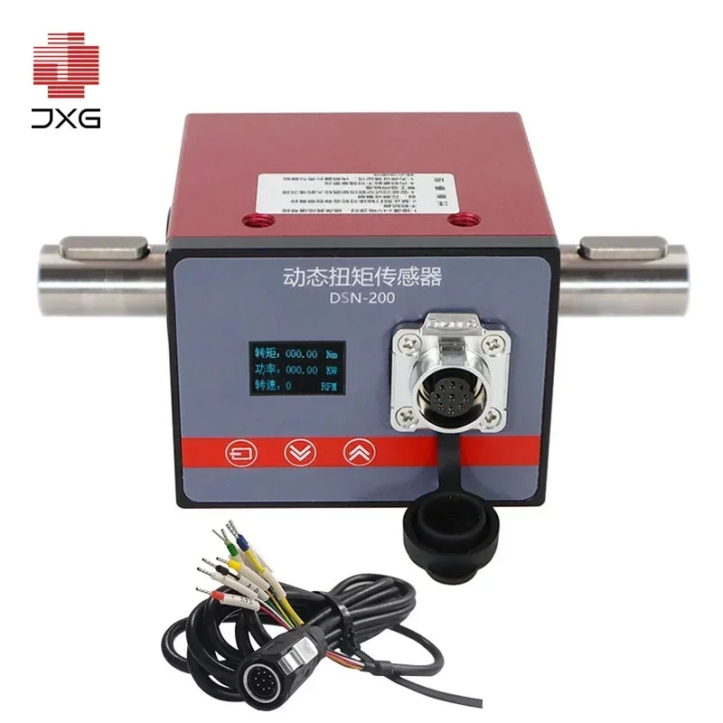 Dynamic Rotary Torque Sensor 0.5-2000Nm with Display for Motor Speed & Power Measurement Test