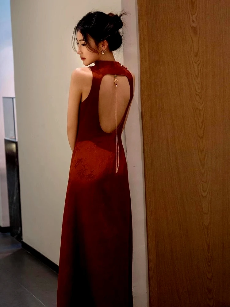 

New Chinese Sle Morning Robe Wedding Dr for Women Cusized Engagement Return Home Small Size Luxury Elite Qipao