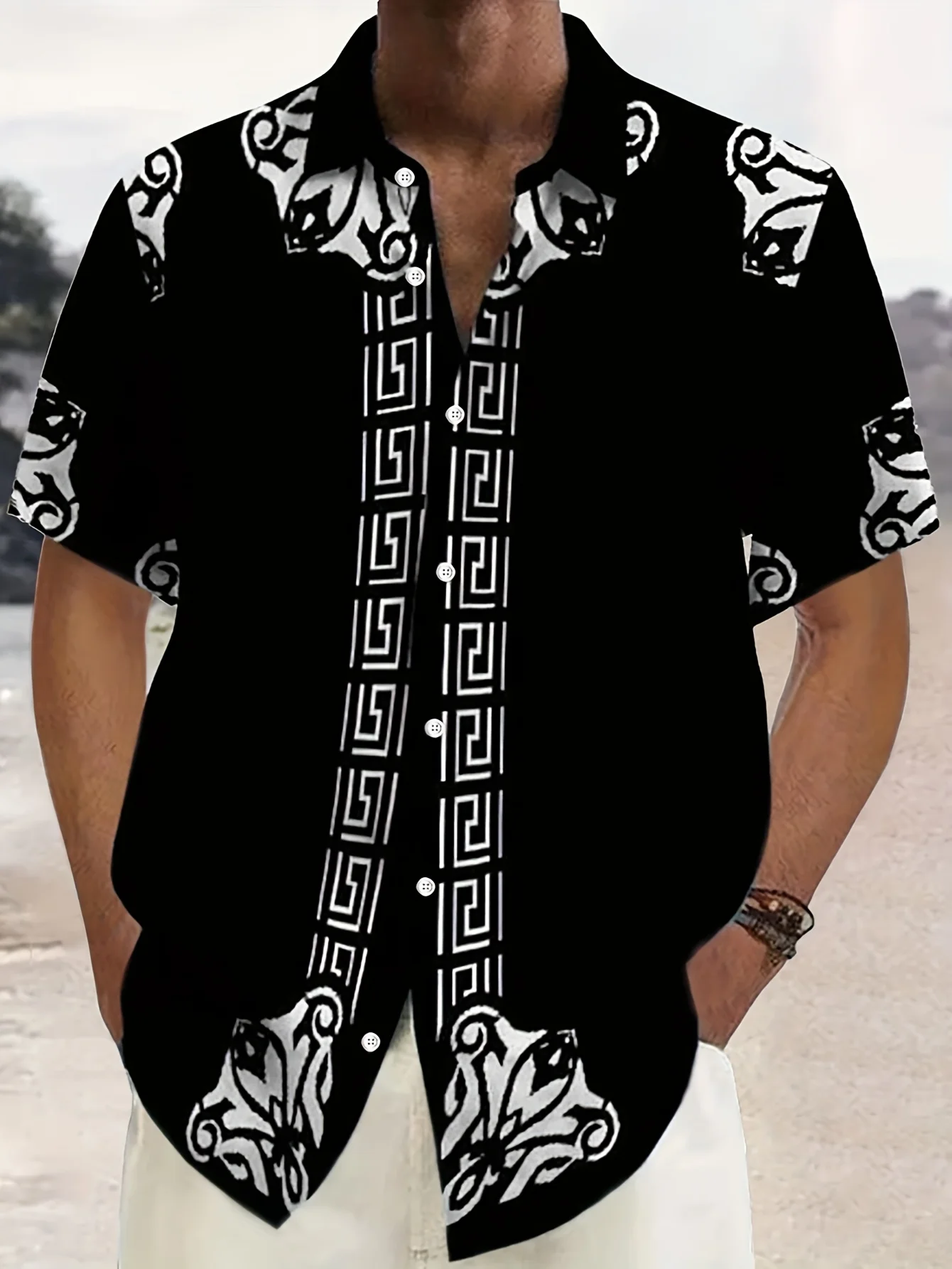 2026 Summer Men's Shirt - 3D Printed Design Breathable Lightweight Stylish and Comfortable Outdoor Men's Fashion