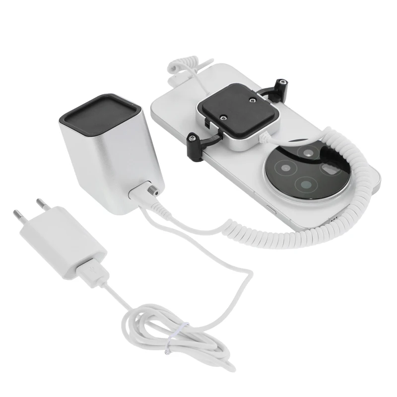 Charging Security Display Stand Mobile Phone Holder Smartphone Anti Theft Alarm System Device For Exhibition