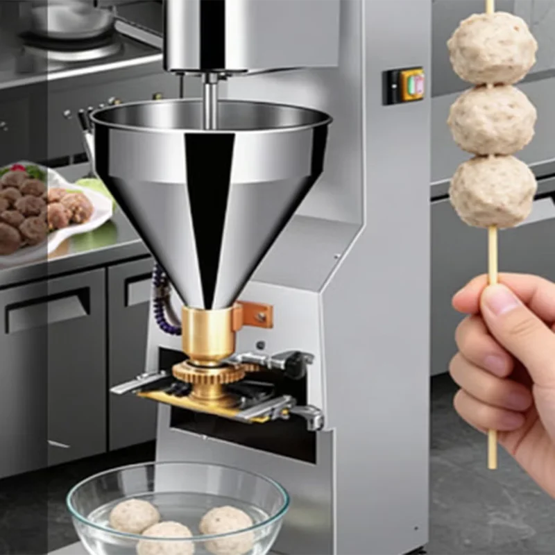 Automatic Meatball Making Machine for Chicken Fish & More