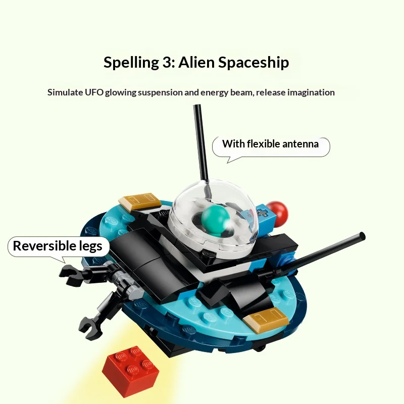 LEGO Building Blocks Assembly 31378 Space Exploration Telescope Boys and Girls Children's Toys Birthday Gifts