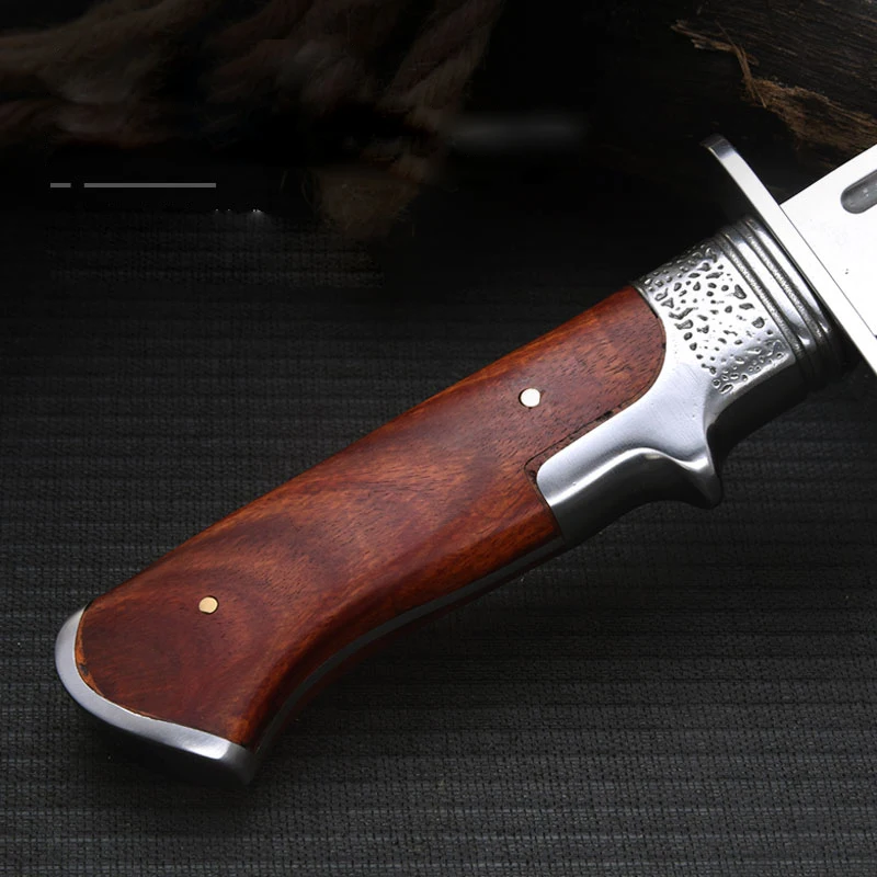 Outdoor camping knife, multi-functional high hardness knife, mountain knife, survival knife, hunting knife