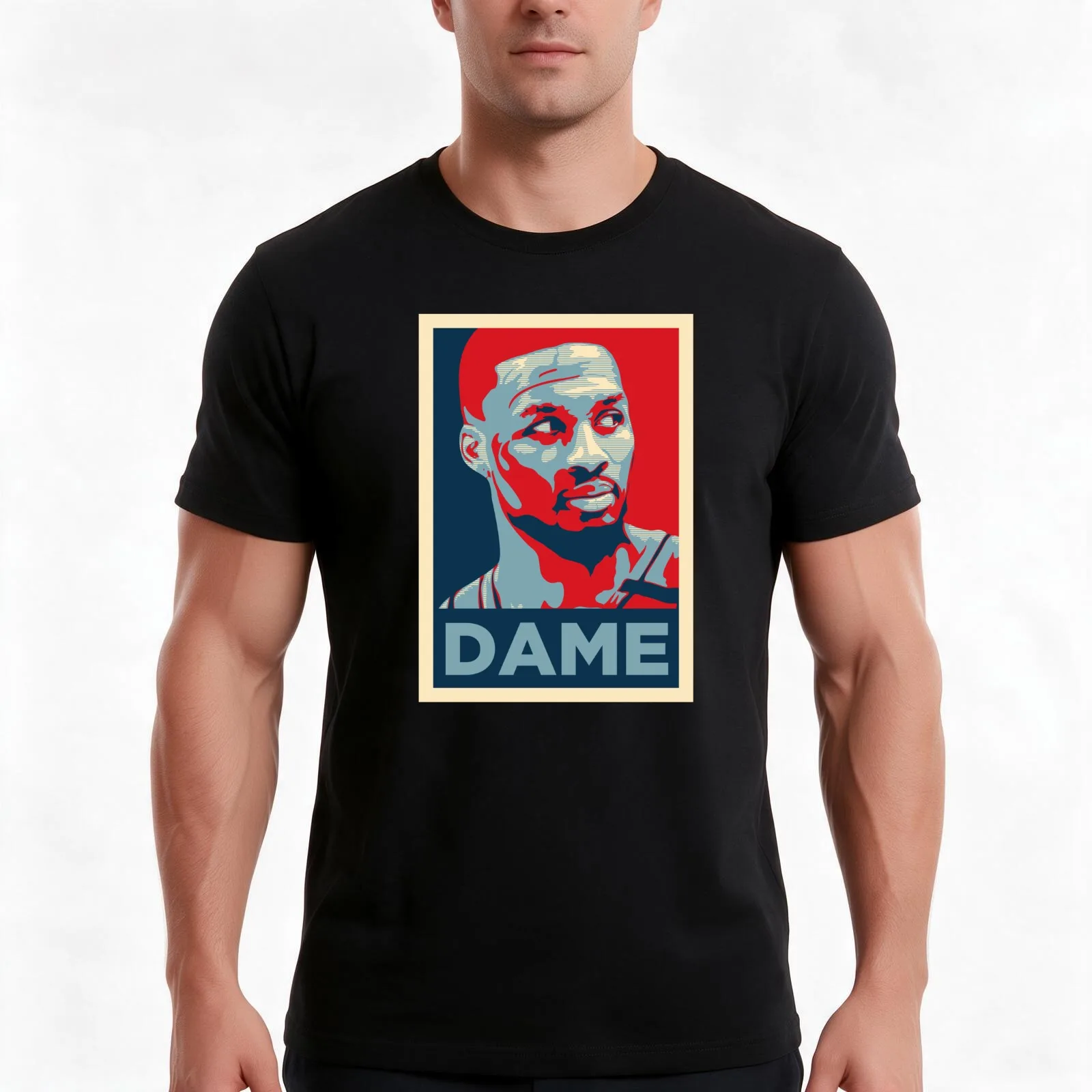 Dame T-Shirt, Summer Casual Cotton Tee, Oversized Streetwear Tops, Vintage Graphic Print, Loose Fit Short Sleeve, 100% Cotton