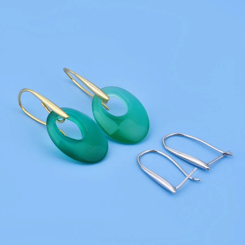 S925 sterling silver earrings accessories Semi-finished ear hooks Handmade DIY jewelry materials