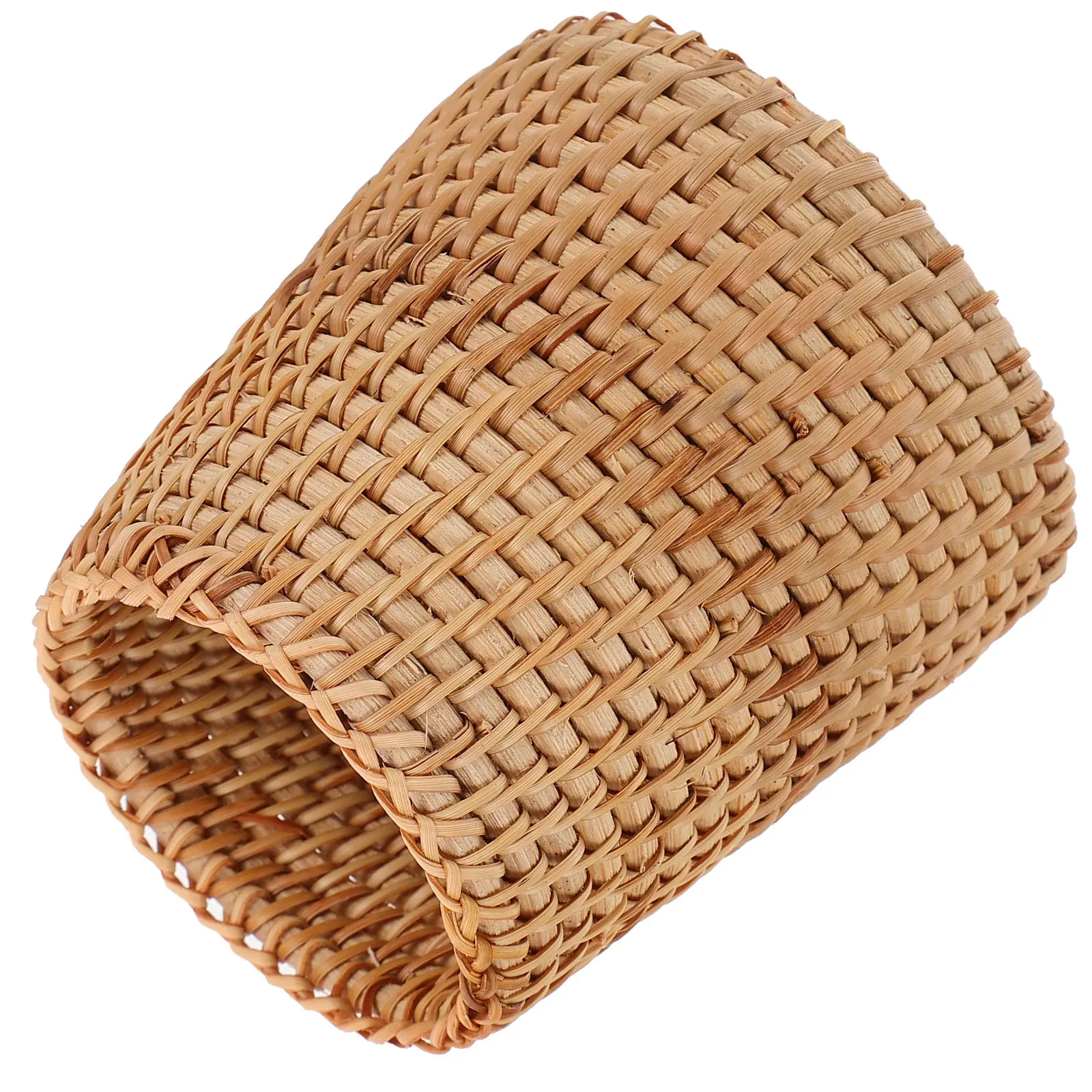 

1Pcs Pen Holder Woven Basket Desktop Sundries Organizer Compact Storage Basket Small Stationery Container Pen Holder