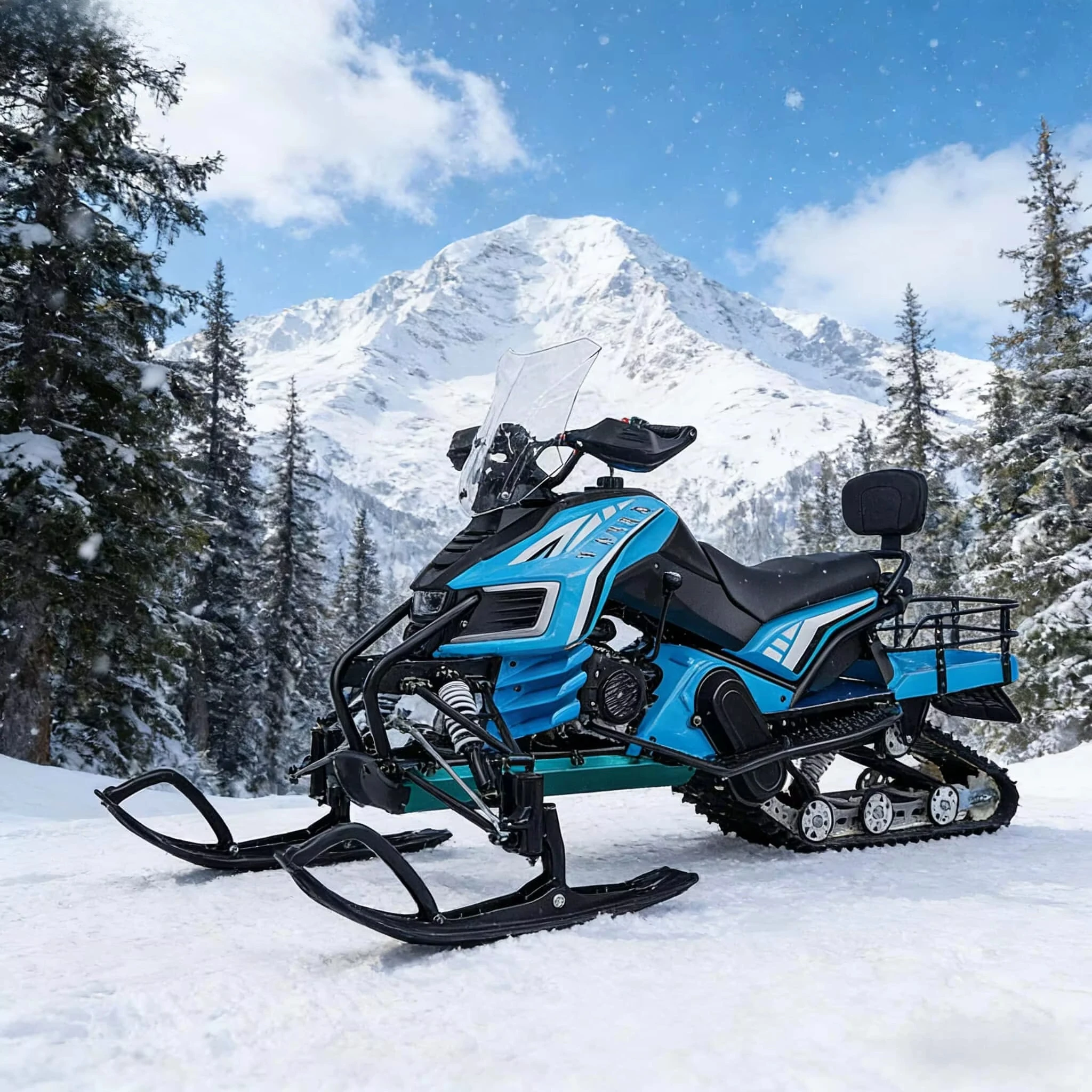 Practical Economical  230CC Snowmobile with 4stroke Single-cylinder Engine for Snow Ground