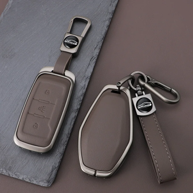 سيارة سبيكة جلدية مفتاح غطاء عن بعد لشيري EQ1 ليتل النمل الطاقة الجديدة QQ الآيس كريم حامي المفاتيح اكسسوارات السيارات #4