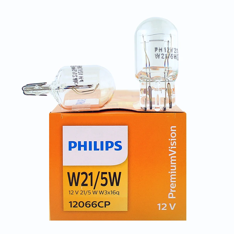 

Philips W21/5W T20 7443 Vision Auto Turn Signal Lamps Original Stop Light Rear Light Standard DRL Bulbs 12066CP Wholesale 10pcs