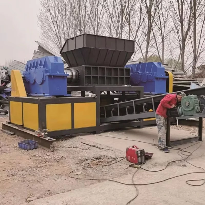 Multi Function Metal Shredder/scrap Steel Waste Briquette Stick Crusher Machine Production Line Recycling Plant