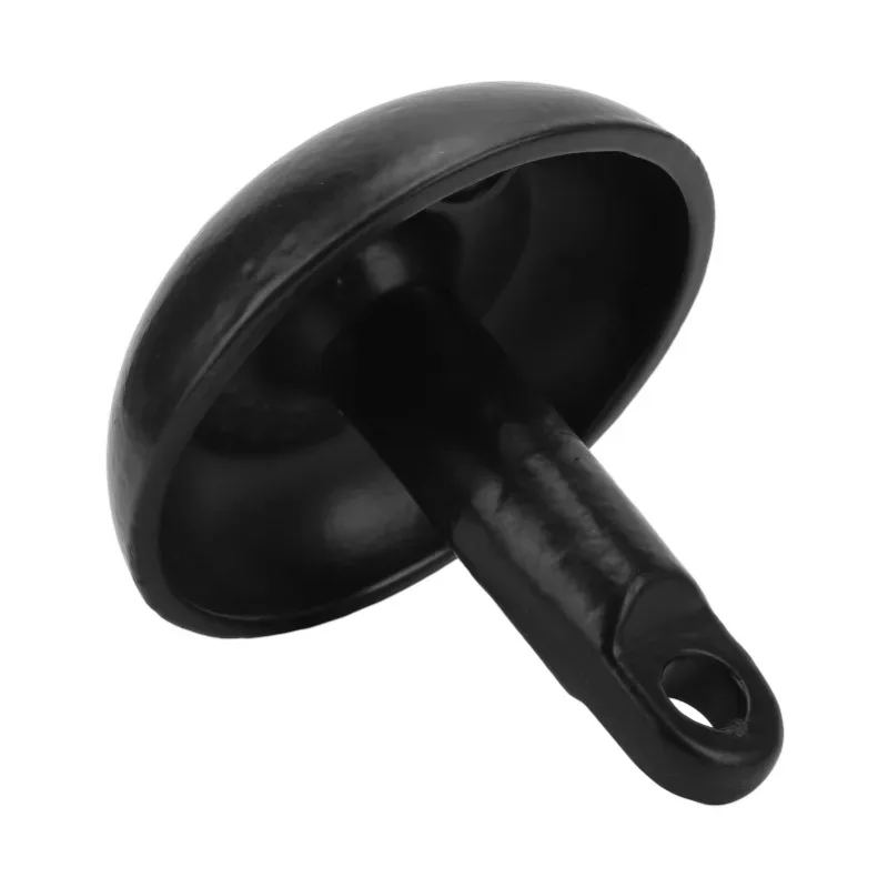 

Carbon Steel Mushroom Anchor 10lb - Solid Cast, PVC Coated, Black - for Fishing Boats Yachts Jet Skis - Marine Anchor Accessory