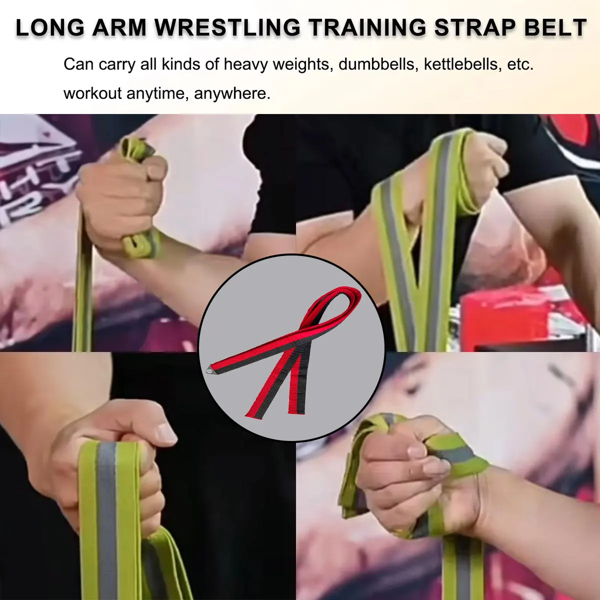 Multifunction Arm Wrestling Pronation Belt Strap Professional Belt Training Gym Fitness Equipment for Forearm Exerciser Muscle