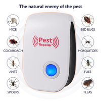 Electronic Ultrasonic Electromagnetic Mosquito Anti Mouse Insect Repeller Rat Cockroach Household Pest Control Reject Repellent