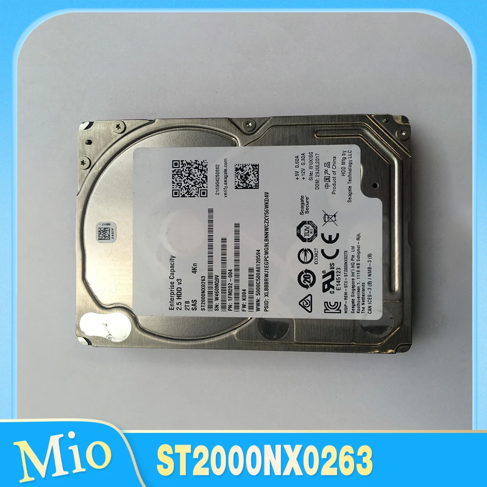 For Dell WPJ4T 2TB 7.2K SAS 12GB 2.5