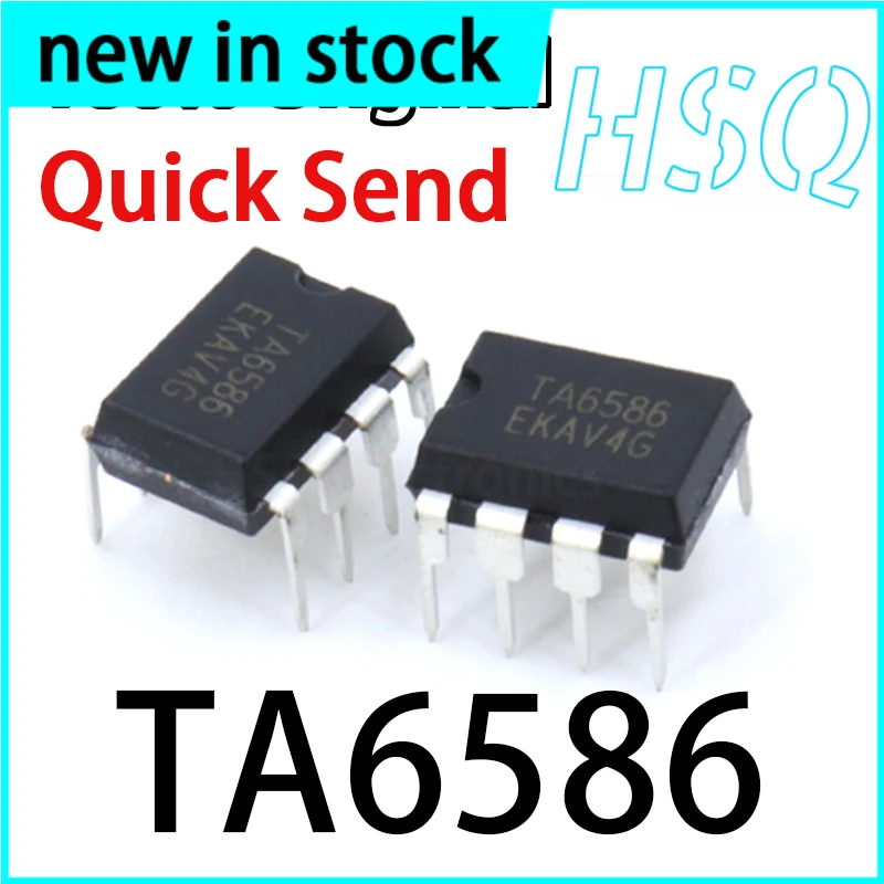 

5PCS New TA6586 6586 Direct Plug DIP8 DC Bidirectional Motor Driver/Motor Driver IC
