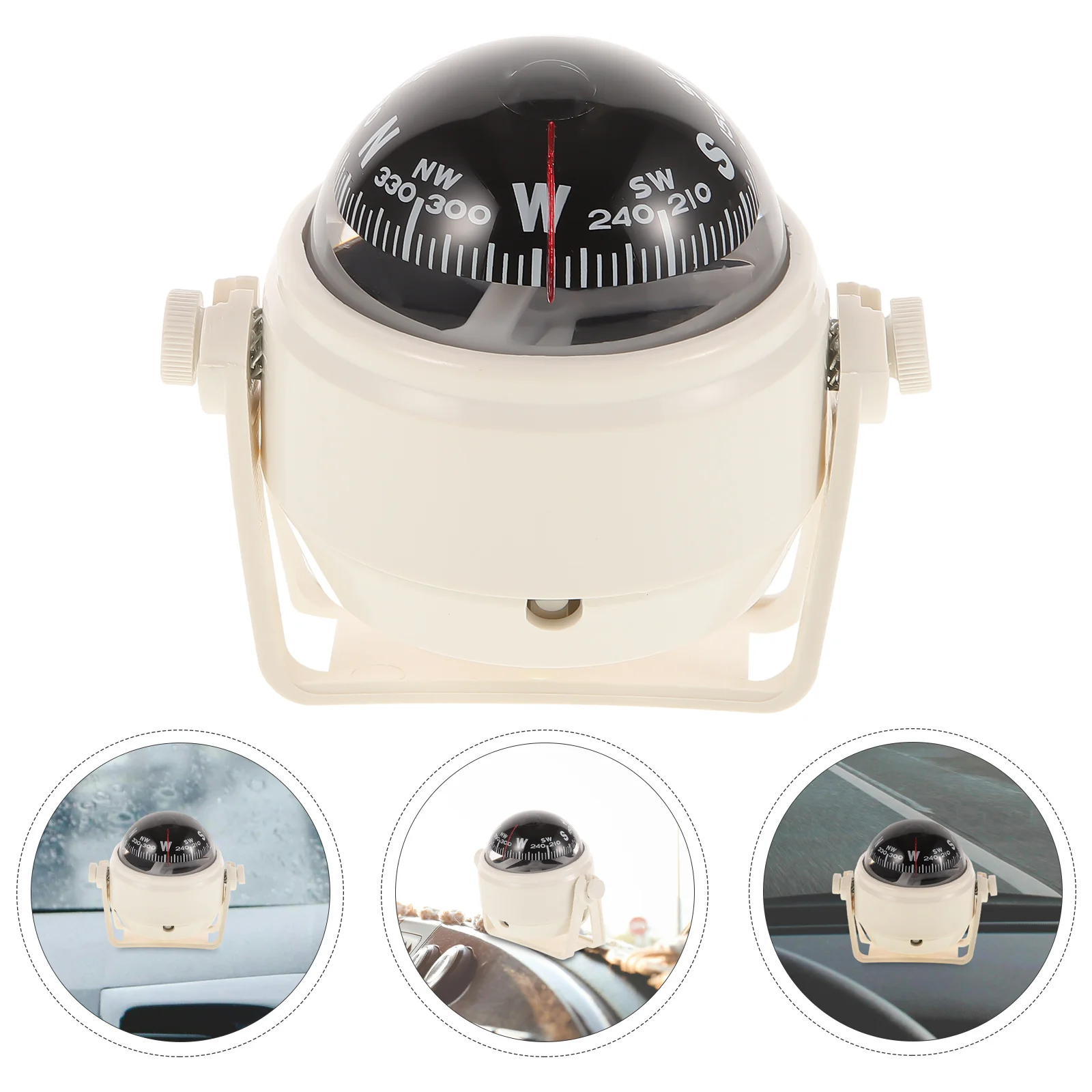 

Boat Compass Car Dashboard Compass Mini Vehicle Navigation Tool For Atvs Boats Watercrafts Camping Travel Gear