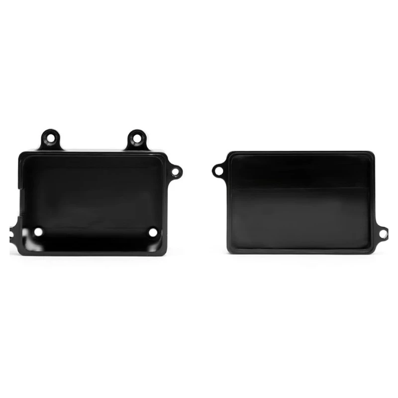 Caja receptora de señal de Metal para coche de escalada, simulación 1/10, para Rc4wd D90/SCX10/TF2, Etc., piezas de repuesto de control remoto