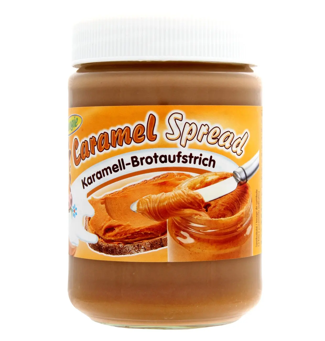 Barata de crema de caramelo espesable 350 GR GINA LATCO MOU VACA DE AMÉRICA