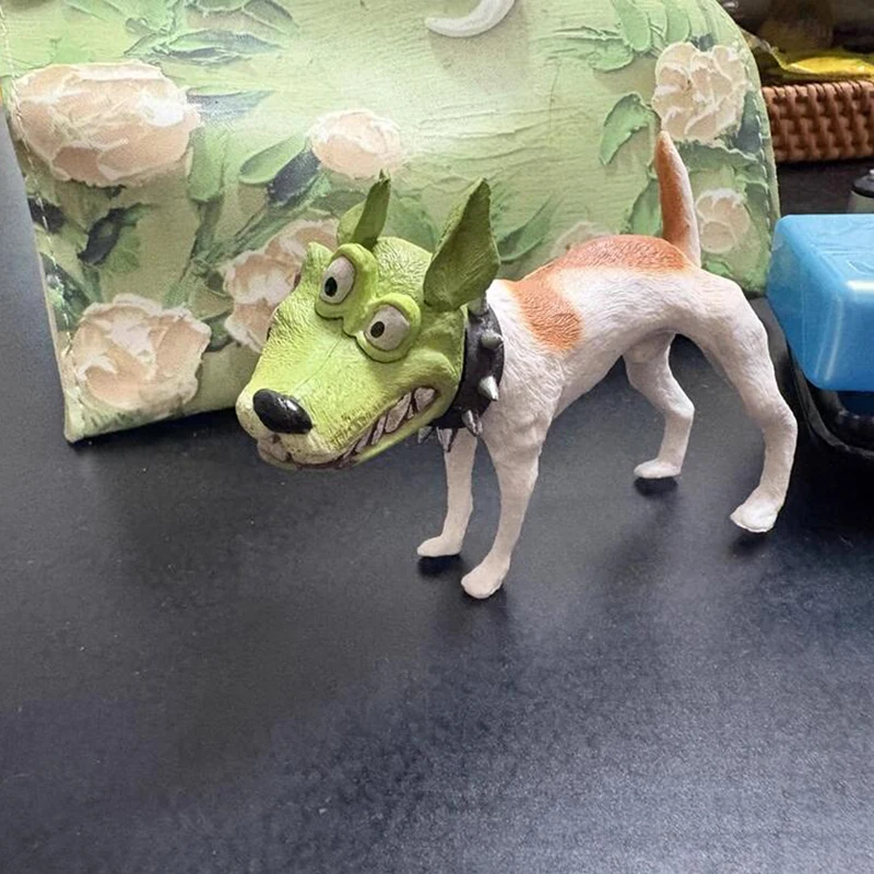 7cm Figurka Akcji Pies z Maską Hot The Mask, Figurka Anime, Model Maski, Figurka Dekoracyjna na Biurko, Ozdoby, Zabawki, Prezent dla Chłopców na Święta