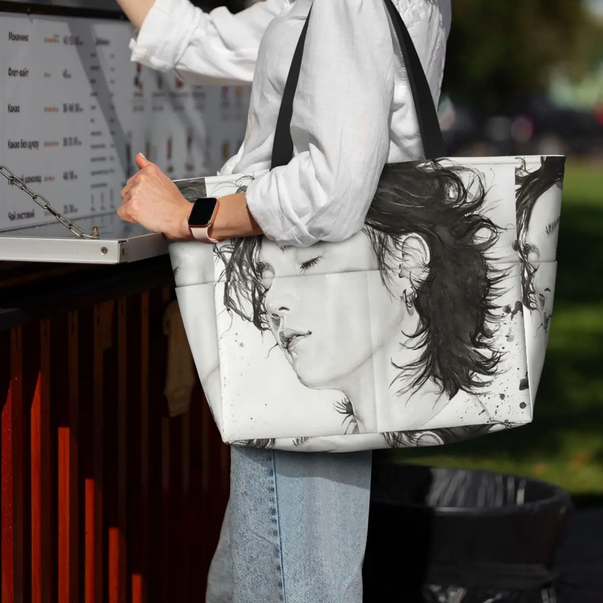 Agust D Set Me Free Beach Tote Bag Sport Gym Yoga Duffle Large Tote Bag Women Travel Bag Fitness bag