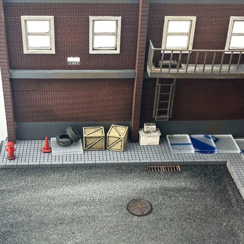 Liberty 1/64 Scale Car Scene Shooting Stand with Resin Accessory Toys Model Scene and Static Display Items