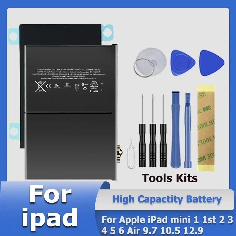 

A1315 A1538 A1798 Аккумулятор для iPad mini 1 1st 2 3 4 5 6 Air 9.7 10,5 12,9 дюймов поколение A1793 616-0448 616-0478 + инструмент