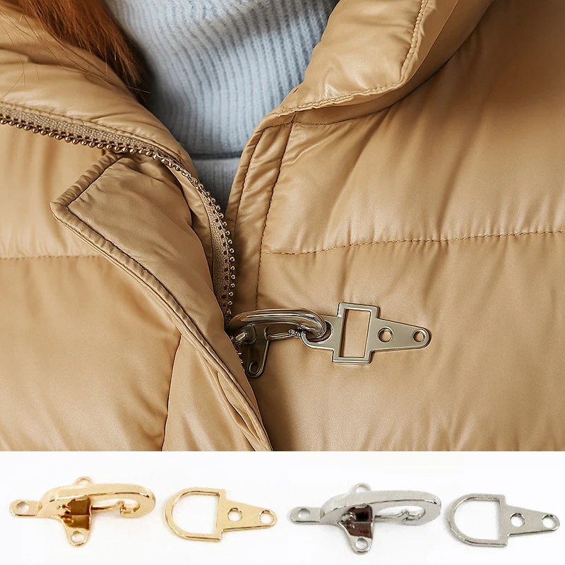 

2-5Pcs Meetee Jacket Decorative Carabiner for Bag Strap Lobster Buckle Fireman Clasp Coat Metal Belt Buckles Sewing Accessories