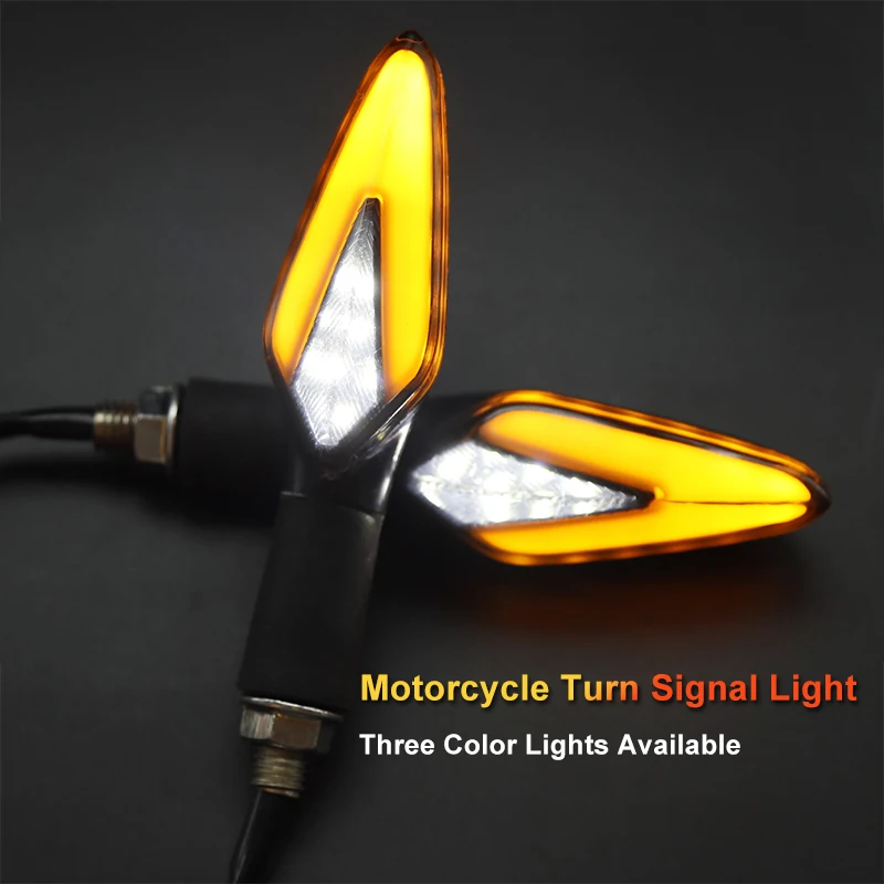 Luz LED de señal de giro para motocicleta y Scooter, luz intermitente Universal ABS de 12V para Benelli TRK 251 Aprilia Keeway RKF 125 Zontes 125 T310