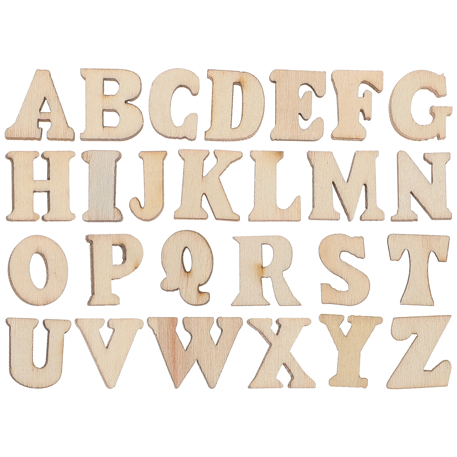 100pcs 200pcs Wooden Letters Alphabet English Letter Decoration Wood Numbers Baby Early Learning Tool Scrapbooking Craft DIY