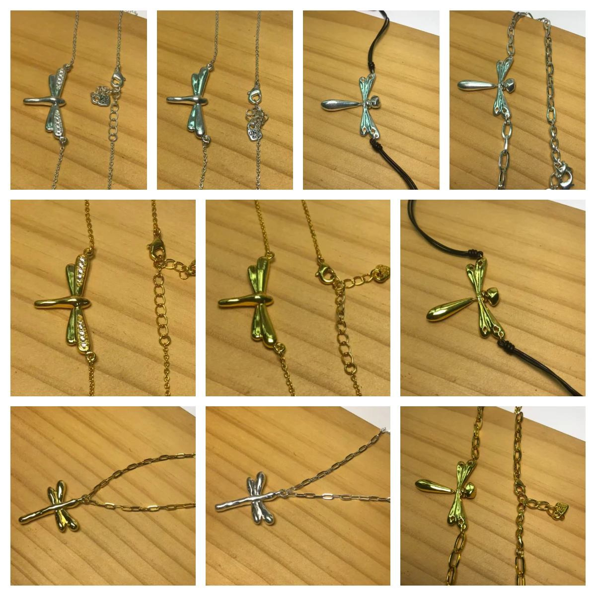 

Классические популярные украшения 2025 года: высококачественные замочки-подвески из серебра 925 пробы с изображением стрекоз, множество стилей, можно комбинировать и регулировать.