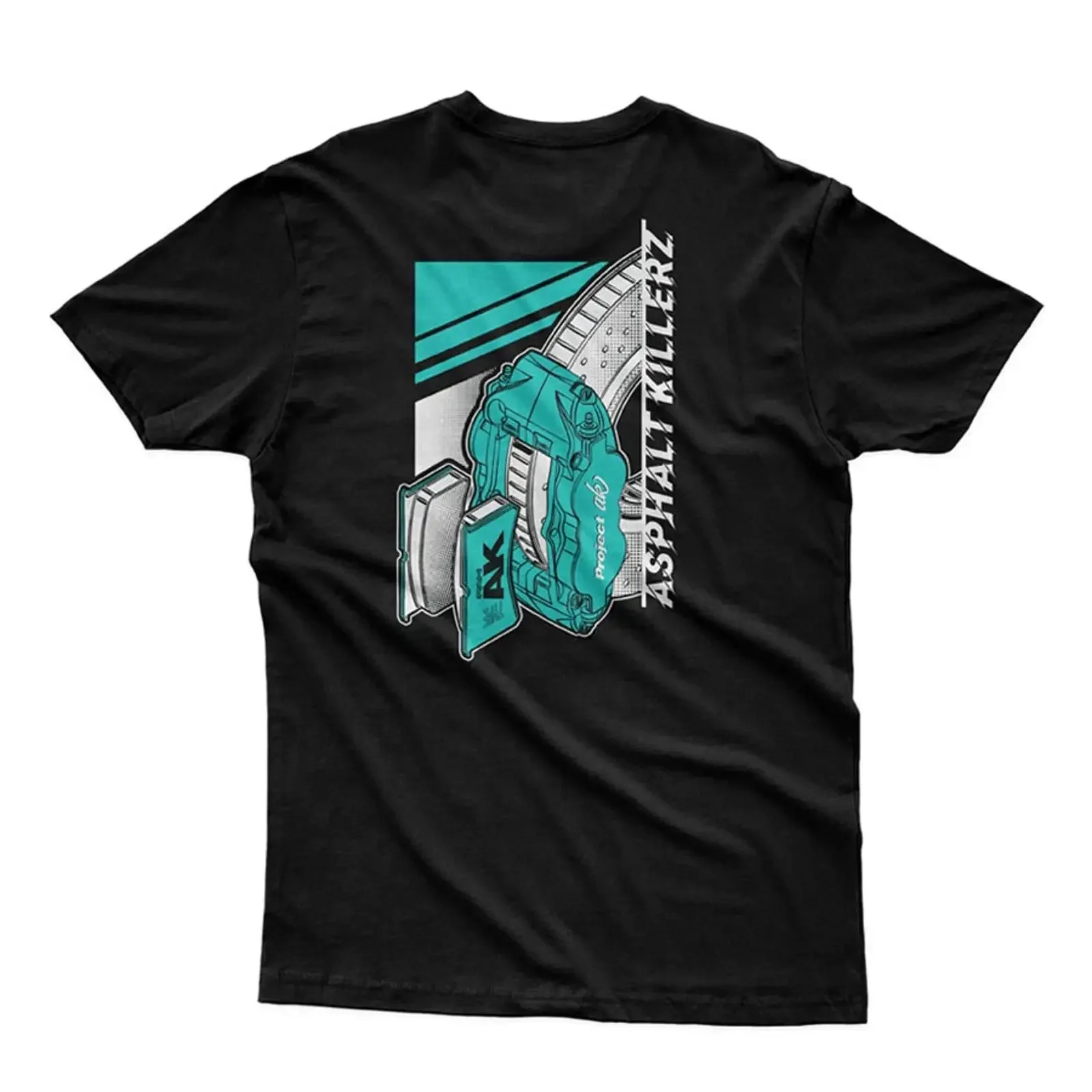 Asphalt Killer Brakes Premium Blend JDM style T Shirt Mens S 3XL vintage Washed homme Casual Stretched streetwear