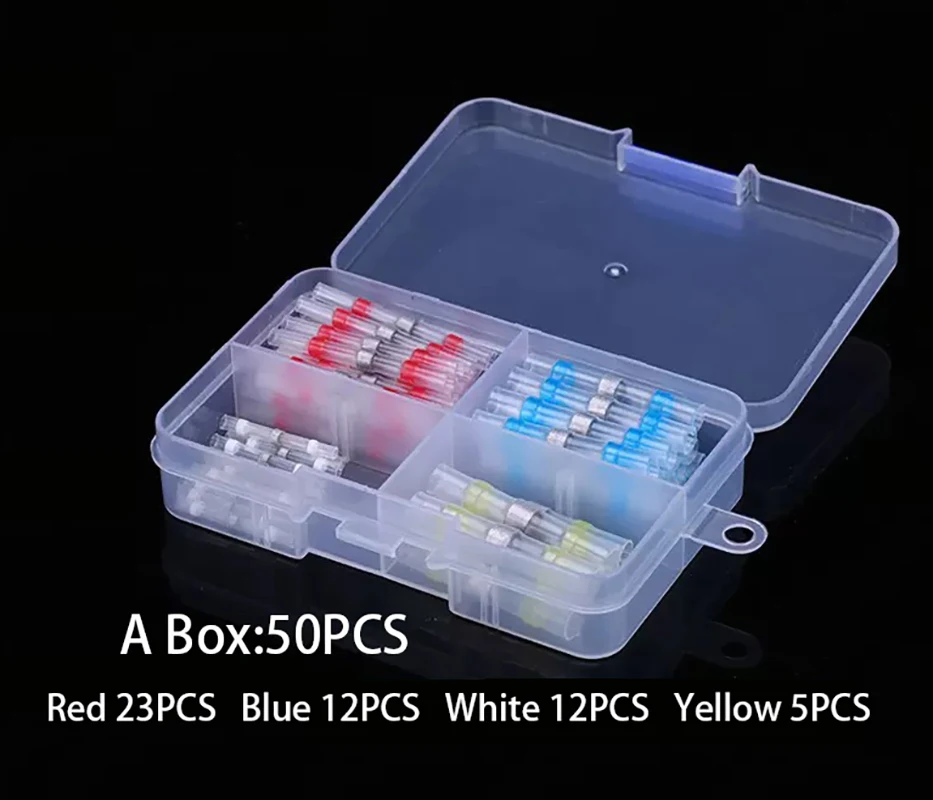 

Heat Shrinkable Tube Solder Ring Express Wiring Terminal Protective Sleeve Pressure-Free Flame Retardant Sst Boxed