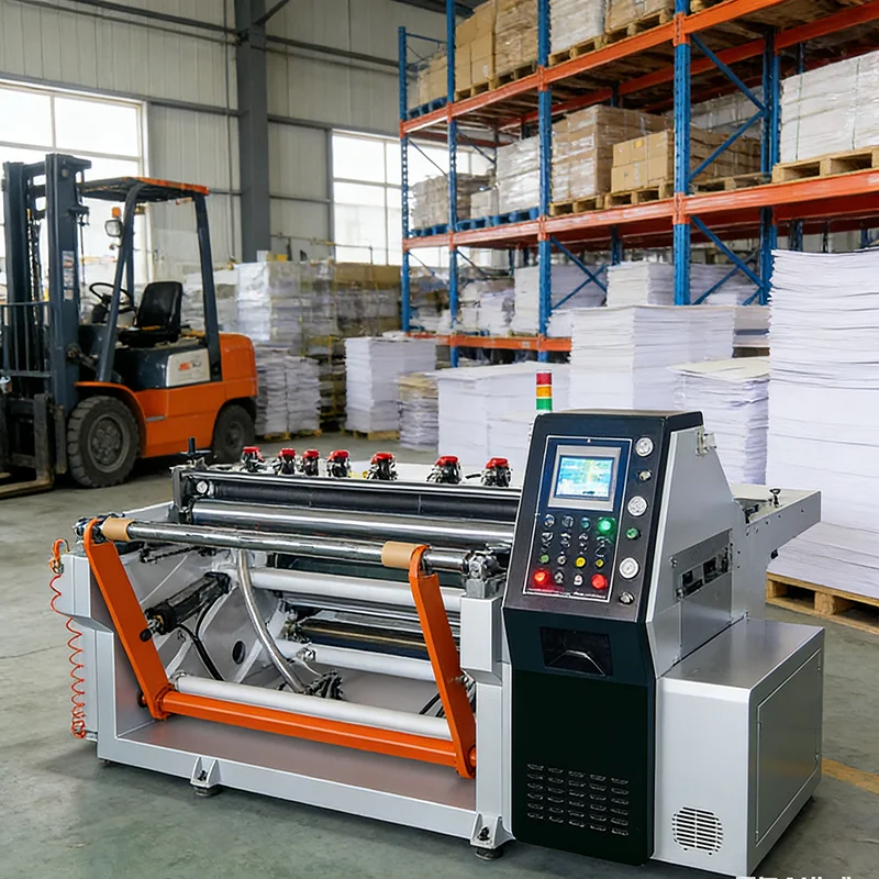 Customized Slitting Machine Rewinding Machine for Paper Film Foil Heavy Duty Slitter Rewinder with Hydraulic Loading System