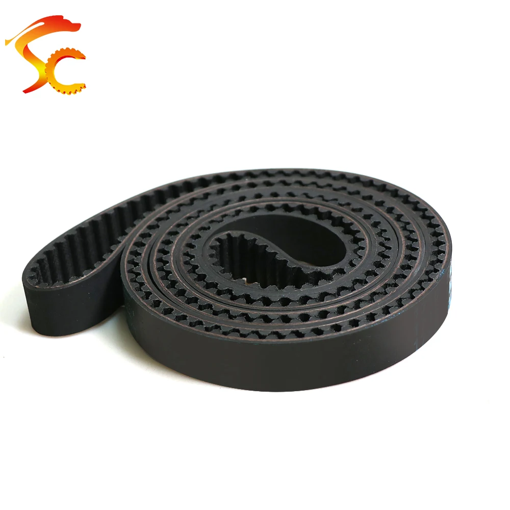 HTD 5M Timing Belt Length 1100-5M to 1200-5M Width 9~40mm Pitch 5mm Rubber Transmission synchronous Pulley belt