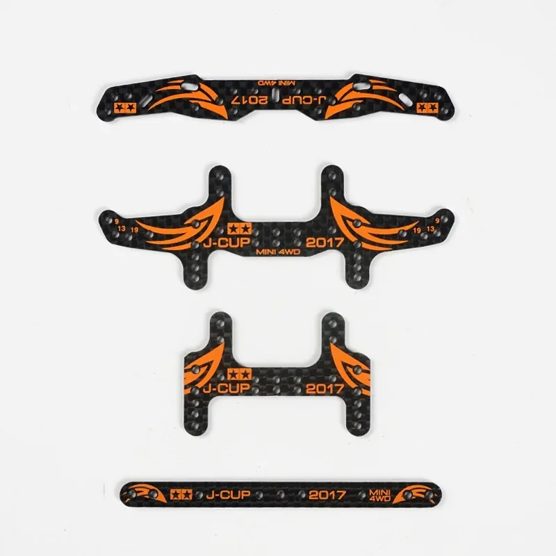 Four-wheel Drive Carbon Fiber Faucet 1.5mm Thick Modified Parts Series Upgrade Accessories Lettering Set