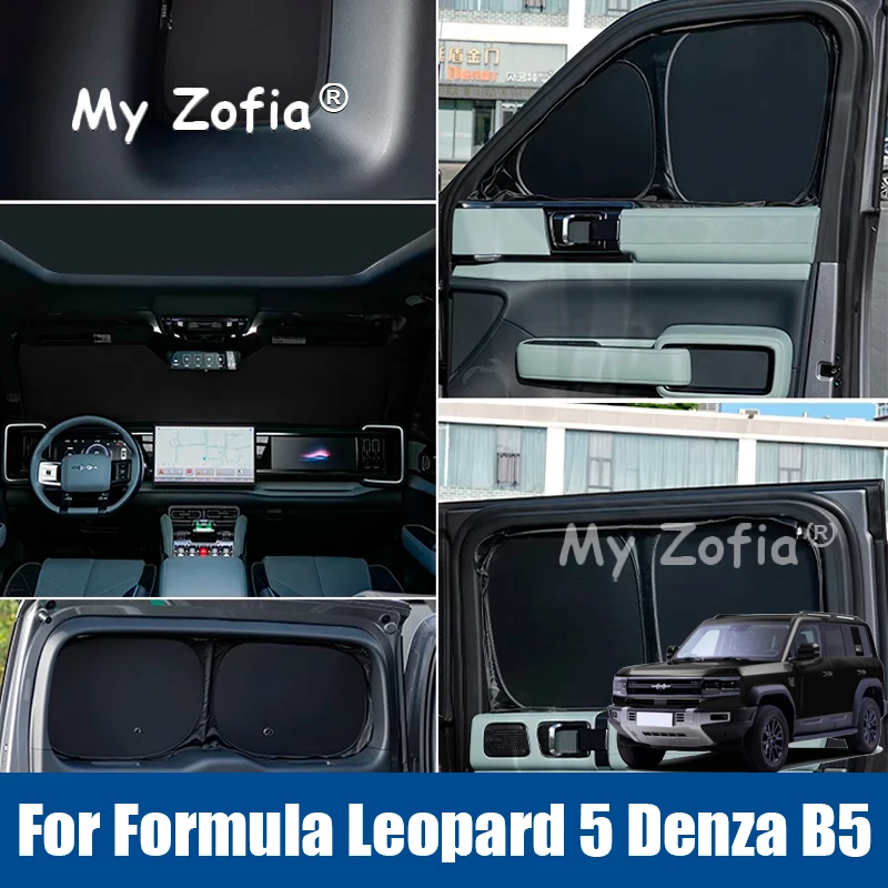 

Auto Side Window Sunshade For Formula Leopard 5 Denza B5 2024 2025 2026 Modified Sun Protection Heat Insulation Accessories