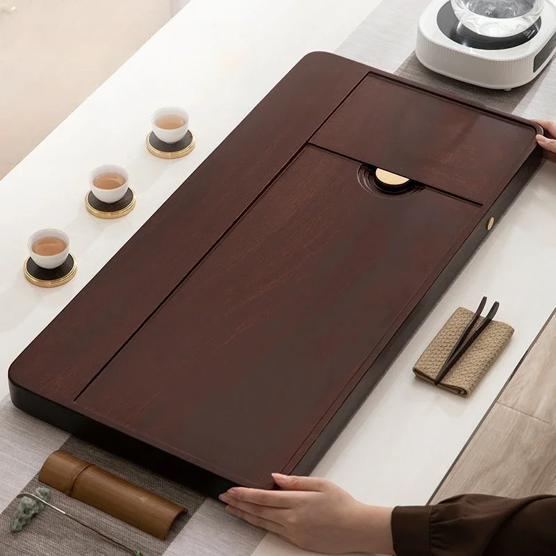 Walnut tea tray, home office kung fu tea set tea table