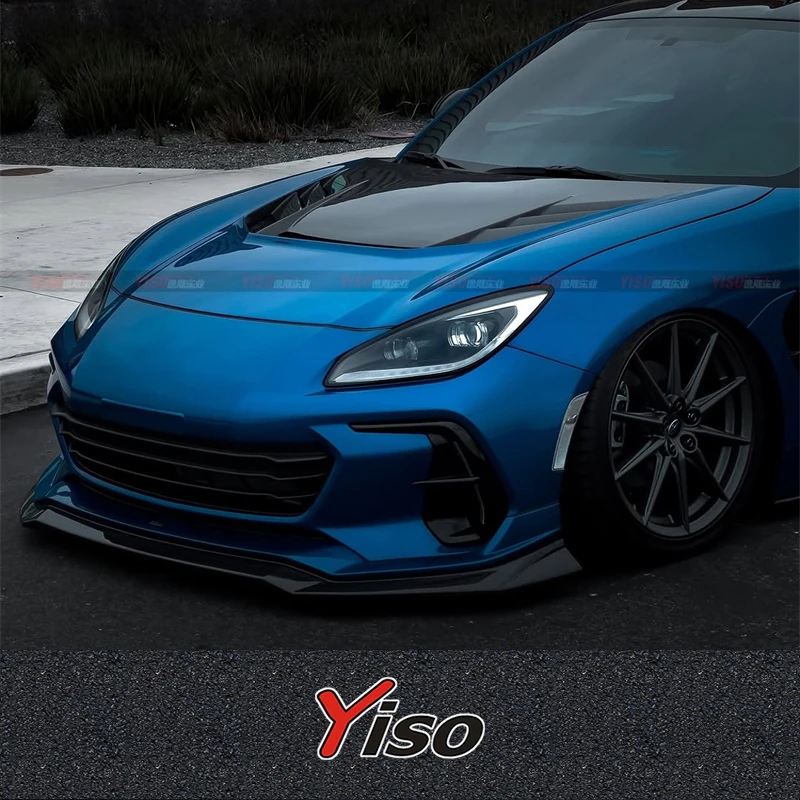

Подходит для Subaru BRZ ZD8, углеродное волокно, модифицированное укрытие, передняя губа Varis, подбородок, передняя лопата, небольшой комплект кузова, аэродинамический комплект