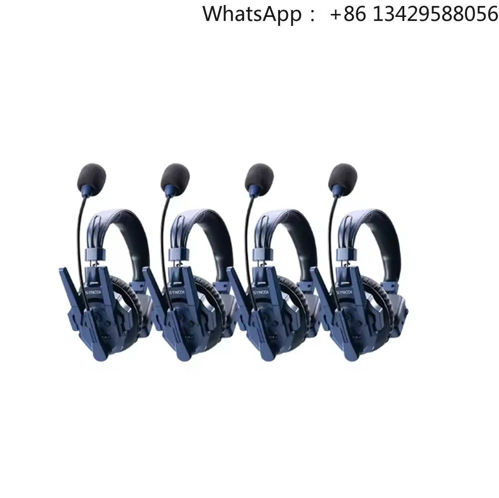 SYNCO Xtalk Master XM4 2.4G Full Duplex Communication Wireless Microphone Headset Intercom for Movie Live Studio Stage