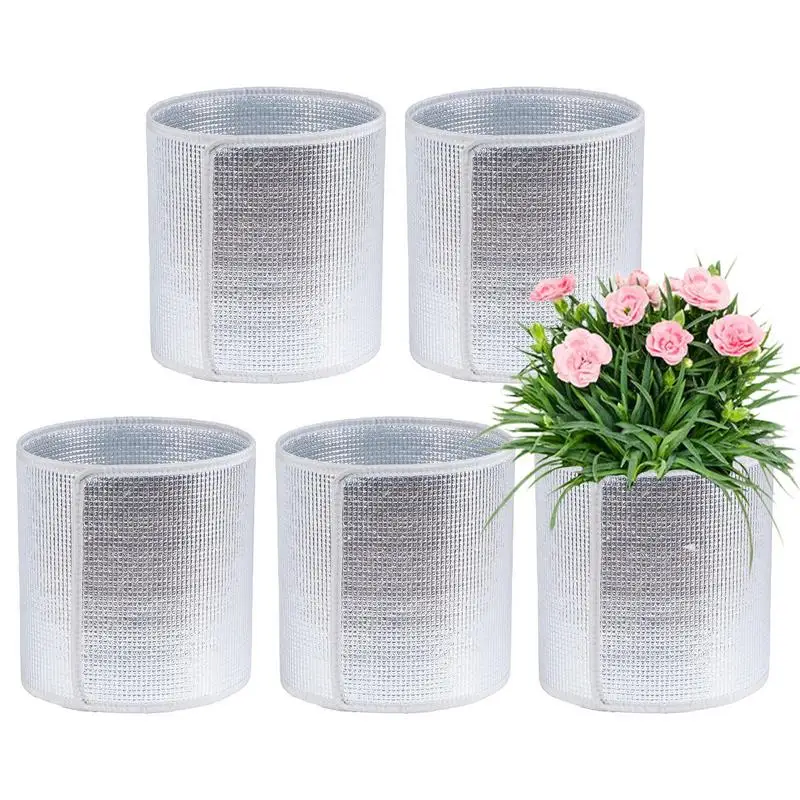 5pcs 55x16cm Plant Insulation Cover Plants Frost Protection Bag Anti Freeze Insulated Plant Pot Winter Cover Tree Frost Blanket